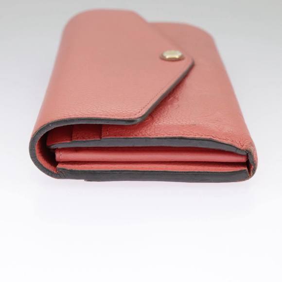 LOUIS VUITTON Empreinte Portefeiulle Sarah Long Wallet Pink M61801 Auth am7135 - Picture 3 of 16